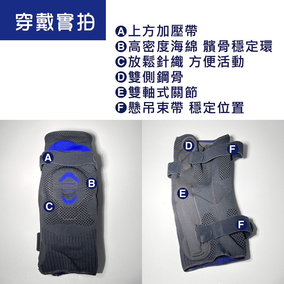 2370帶鐵護膝介紹