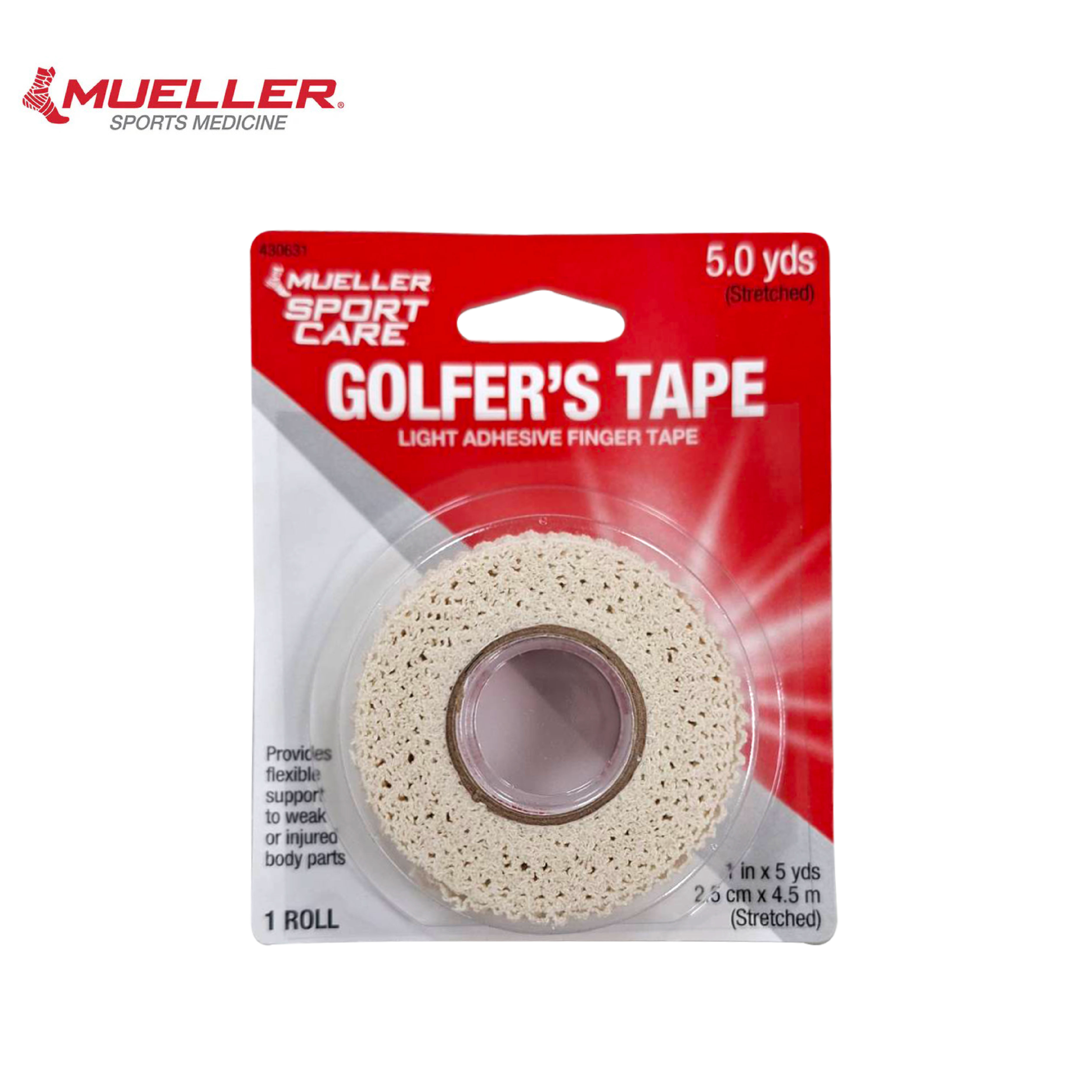 Mueller慕樂 430631彈性運動貼布 1吋 產品穿戴圖