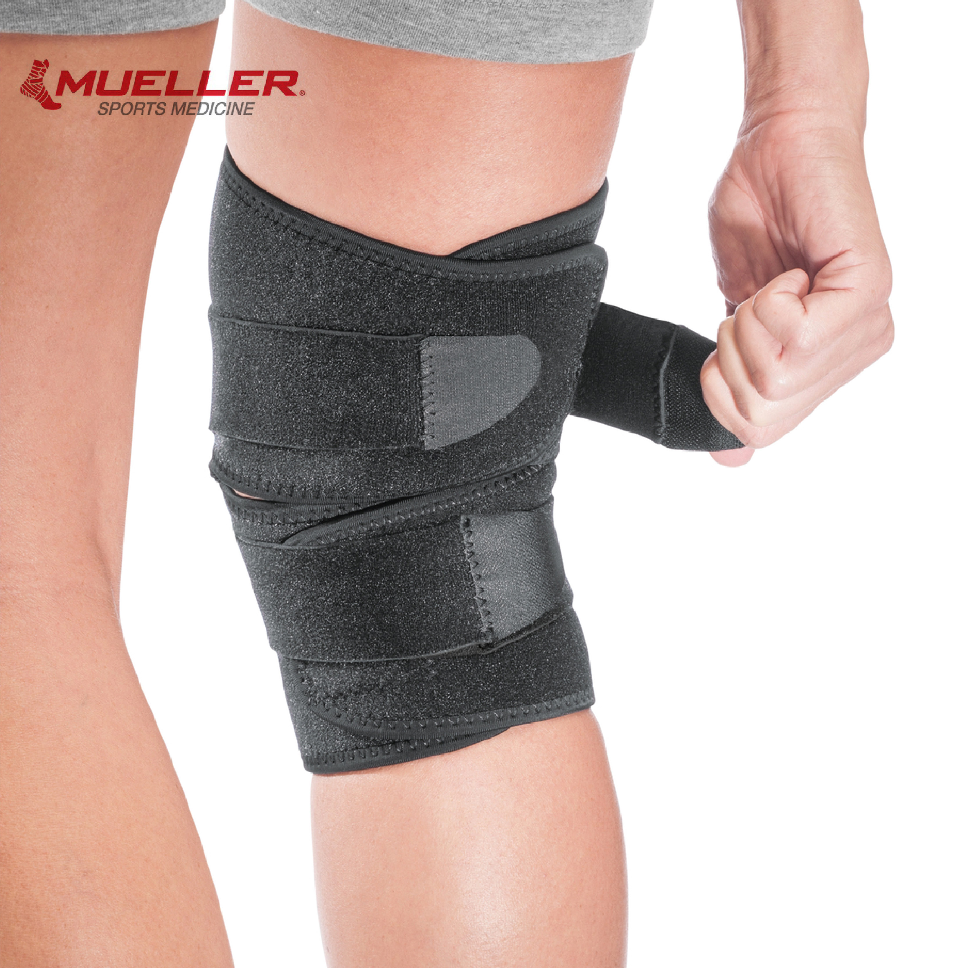 Mueller 慕樂 6441可調式髕骨護膝 產品穿戴圖3